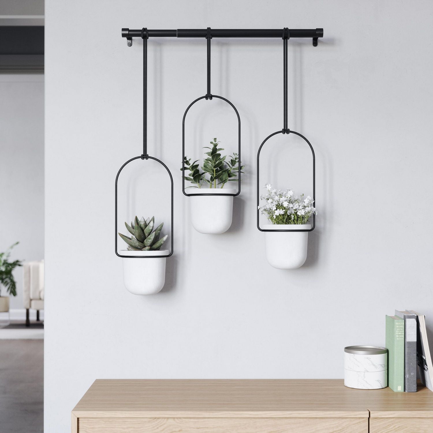 Umbra Triflora Hanging Planter