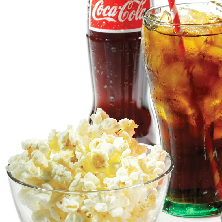 Nostalgia RHP310COKE Coca-Cola 8-Cup Hot Air Popcorn Maker 
