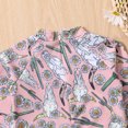 thumbnail image 7 of Hienoo Girls Long Sleeve Zip-Up Rash Guard One-Piece Swimsuit Swimwear Onesie, 7 of 7