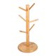 thumbnail image 1 of Soporte de almacenamiento de madera con 6 ganchos para la creatividad en la cocina Estante para tazas de café en forma de árbol, 1 of 8