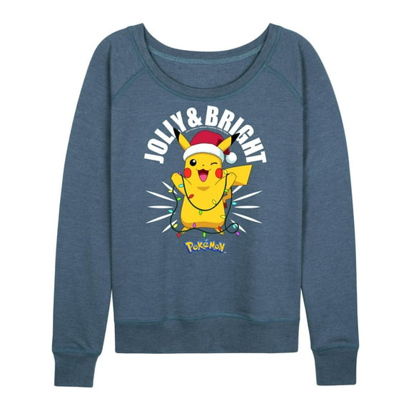 Pokémon - Holiday Designs - Women's Lightweight French Terry Long Sleeve Shirt