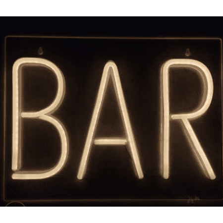 

Toyella LED Neon Light Acrylic Back Panel Room Decoration Night Light Bar USB
