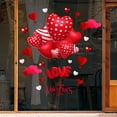 thumbnail image 5 of Valentines Day Window Clings - Cuttable Heart Stickers for Glass, Mirror, Home Decor - Removable & Reusable Valentines Decorations for Office, Classroom, Party by PALIFEUR, 5 of 5