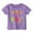 Z318-Purple-C, variant on PMVFHDE Girls Cute Graphic Print Crew Neck Short Sleeve Summer Tee - Breathable Casual Tops for Kids Outdoor Play Summer Casual T Shirt Black,3-4 Years