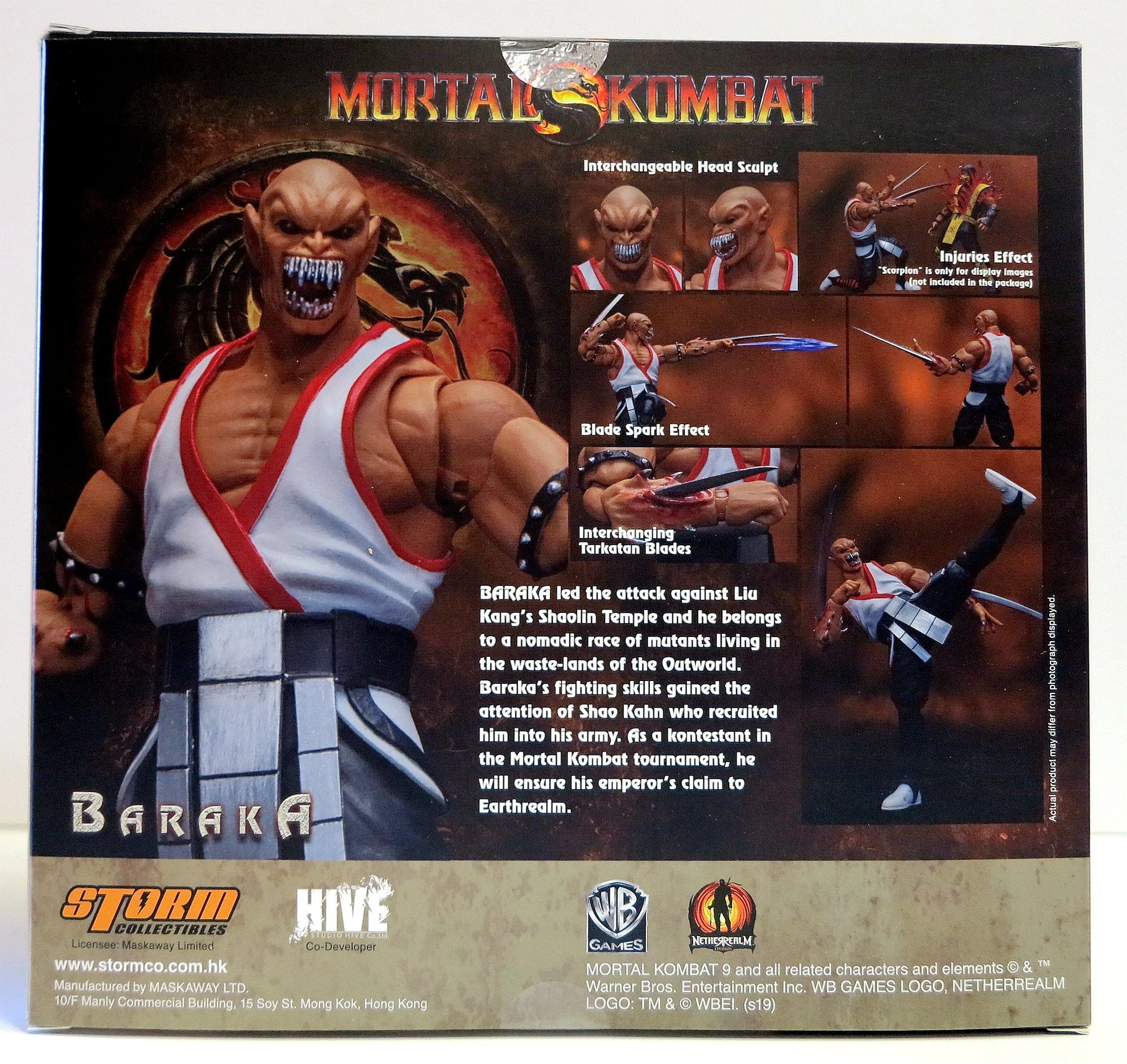 Preview of the Mortal Kombat Baraka Figure by Storm Collectibles