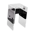 thumbnail image 1 of Soporte de cuchillo acrílico bloque universal bloque de cuchillo conveniente moderno elegante soporte de soporte de cuchillo de cuchillo stand de 12x12cm, 1 of 8