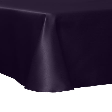 

Ultimate Textile (5 Pack) Herringbone - Fandango 72 x 120-Inch Oval Tablecloth Purple