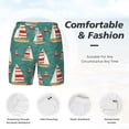 thumbnail image 3 of Balery Yachts And Buoys Mens Swim Trunks Swim Shorts for Men Quick Dry Inseam Beach Shorts with Compression Liner Pocket-Small, 3 of 9
