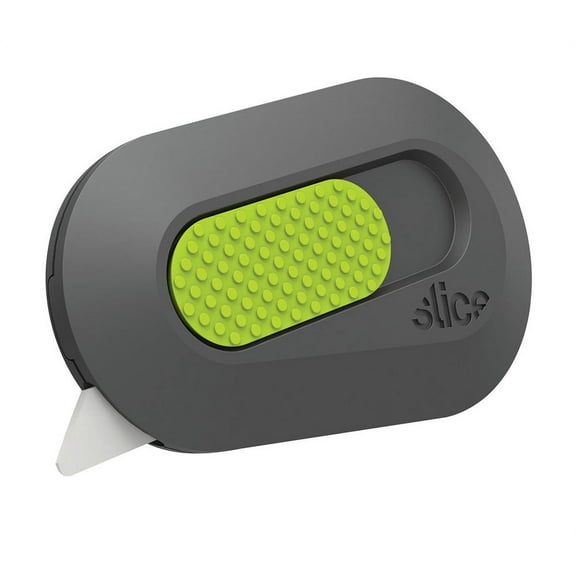 Slice, Retractable Blade Mini Cutter, 1 Each, Gray,Green