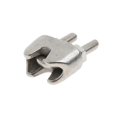 thumbnail image 3 of 5 Pieces Stainless Saddle Clamps Cable Clips for Wire Rope - Plata 2 mm Gloria Abrazaderas de clip de cable, 3 of 9
