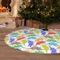 thumbnail image 6 of Picia Colored Armadillos Print Christmas Tree Skirt , Christmas Tree Skirt Ornaments for Merry Christmas Holiday Party Decorations Indoor Outdoor-30", 6 of 7