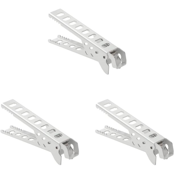 3 piezas elevador portátil con clip utensilios de cocina para vajilla escaldar al aire libre pizza horno placa anti-bandeja aluminio útil abridor accesorio platos sartén pinzas para barbacoa