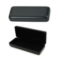 thumbnail image 3 of 1 X Black Glasses Case Shiny Rectangular Clam Shell Hard Eyeglasses Anti Scratch, 3 of 7