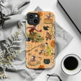 thumbnail image 6 of Curious Halloween Monkey Phone Case, Pumpkin & Fall Cartoon Design Cover for iPhone 17 16 15 14 13 12 11 Pro Max Plus Mini, 6 of 6