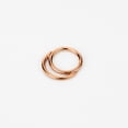thumbnail image 3 of Surgical Steel Septum Jewelry Rose Gold Crescent Moon Septum Rings for Women 16g Septum Jewelry 16 Gauge 8mm Septum Hoop Clicker Silver Septum Piercing Rings, 3 of 4