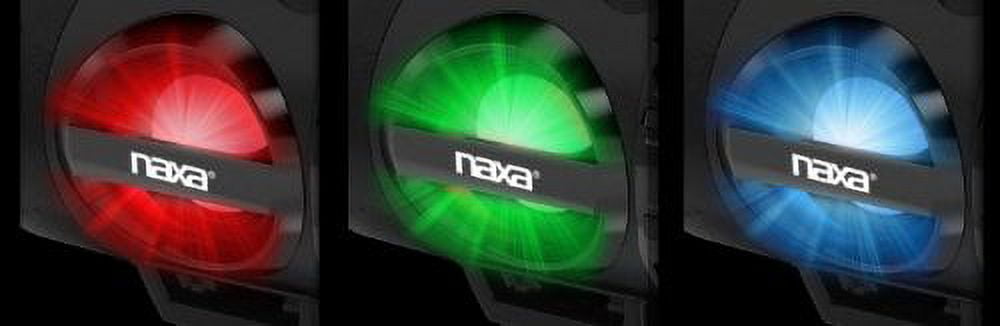 NAXA NPB262, Electronics MP3/CD Bass Reflex Boombox and PA System with Bluetooth