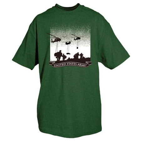 - Unites States Army T-Shirt, Olive Drab - Small