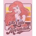 thumbnail image 2 of Girl's The Little Mermaid 70s Retro Ariel  Graphic Tee Light Pink Medium, 2 of 4