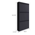 thumbnail image 1 of Armario ultrafino para el hogar, puerta, cubo abatible, entrada, unidad pequeña de almacenamiento, Zapatero estrecho de 15cm, muebles de acero al carbono, novedad de 2023, 1 of 4