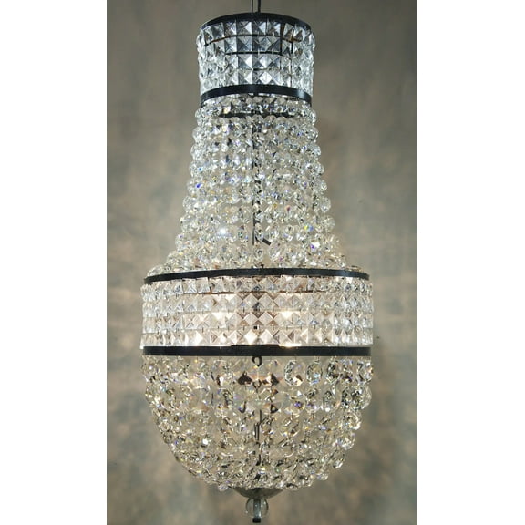 Matte Black Steel Anna Chandelier | Elegant Lighting Fixture