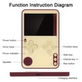 thumbnail image 3 of K10 Ultra-thin Handheld Game Console 2.4inch Color Screen Handheld Game Console With 400mAh Rechargeable Battery, 3 of 4