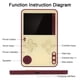 thumbnail image 4 of K10 Ultra-thin Handheld Game Console 2.4inch Color Screen Handheld Game Console With 400mAh Rechargeable Battery, 4 of 5