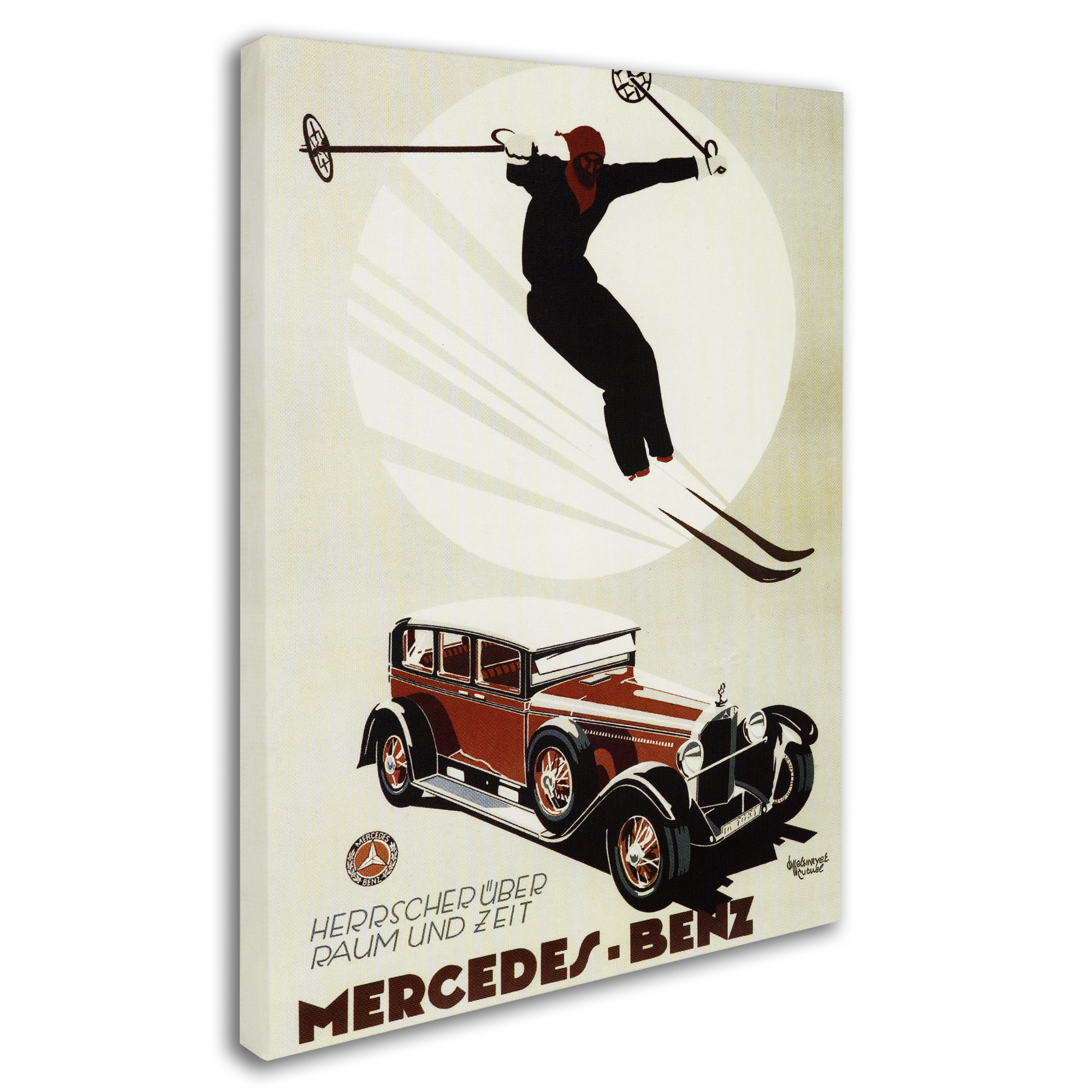 Trademark Fine Art 'Advertisement' Canvas Art by Lantern Press