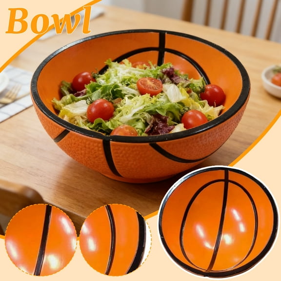 7.9" Basketball Bowl, Portable and Decorative with a Clear Sphere Design, Perfect for Organizing Mini Collectibles, Desk Decor, and Gift Presentation