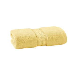 Martha Stewart 8pc Textured Yellow Towel Set - Absorbent & Durable