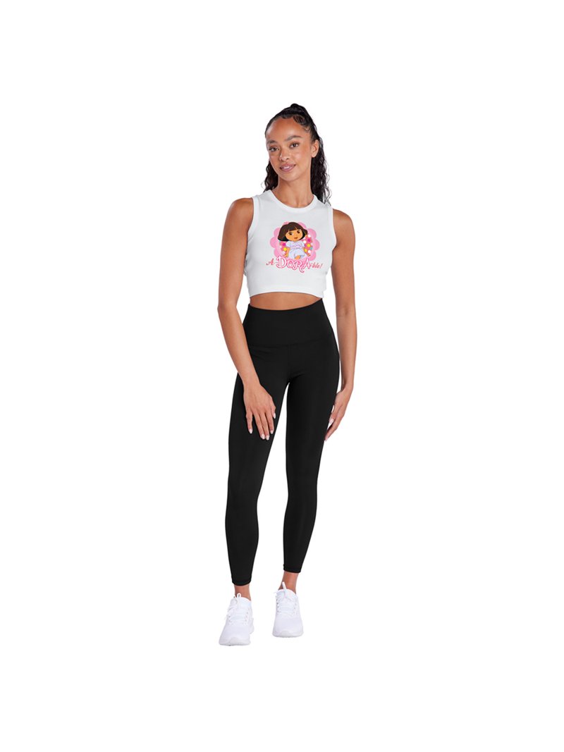Popfunk Dora The Explorer A-Dora-Ble! Women's Sleeveless Crop Top