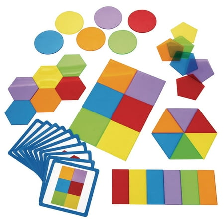 UPC: 0191487028837 | Excellerations STEM Translucent Attribute Shapes 36 Pieces