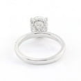 thumbnail image 5 of Cora Jewellery 2.75CT Oval Moissanite Hidden Halo Engagement Ring For Women, 14K Yellow Gold, 5 of 7