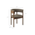 thumbnail image 4 of Clea Set Of 2 Curved Upholstered Dining Chairs, 4 of 10