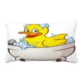 thumbnail image 1 of EREHome Rubber Duck Bubble Bath Pillow Case Cover Set 20x30 Inch, 1 of 1