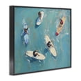 thumbnail image 2 of Stupell Industries Tropical Group of Surfers at Sea Black Framed Giclee Art, 14 x 11, by LSR Design Studio, 2 of 8
