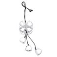 thumbnail image 1 of Accesorios de colgante para espejo retrovisor de coche de mariposa de cristal artificial transparente blanca de Unique Bargains 1 Pcs, 1 of 1