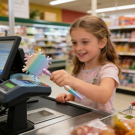 2026 New 3D-Printed “Credit Card Wand” — Durable Lightweight Card Holder for POS & NFC Contactless Payment Transactions