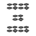 thumbnail image 1 of Transemion 2set Ergonomic Woodworking Corner Routing Templates For Precise Results Widely Used High Hardness black 5Set, 1 of 6