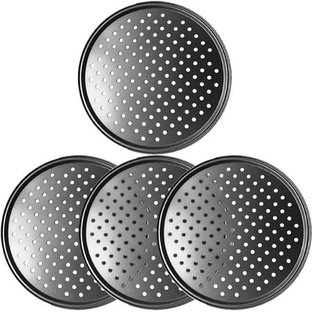 

Steel Pizza Pan with Holes 32CM Pizza Tray Baking Tray Non stick Pizza Baking Pan Round Perforated Pizza Baking Pan for Home Restaurant Kitchen Oven Baking