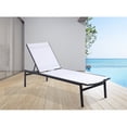thumbnail image 2 of Meridian Furniture Maldives Cream Water Resisting Fabric Patio Adjustable Chaise, 2 of 11