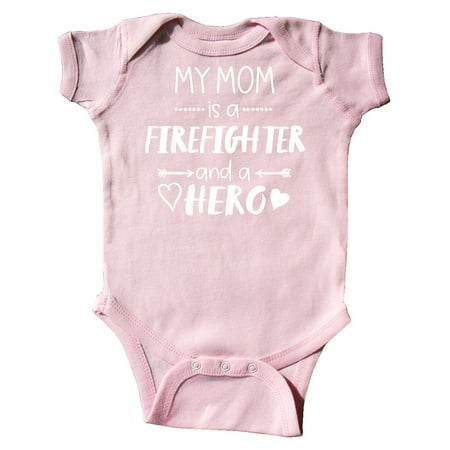 

Inktastic My Mom is a Firefighter and a Hero Gift Baby Boy or Baby Girl Bodysuit