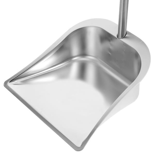 MasteelfCA Stainless Steel Shovel Garbage Shovel Home Cleaning Dustpan Refuse Hopper