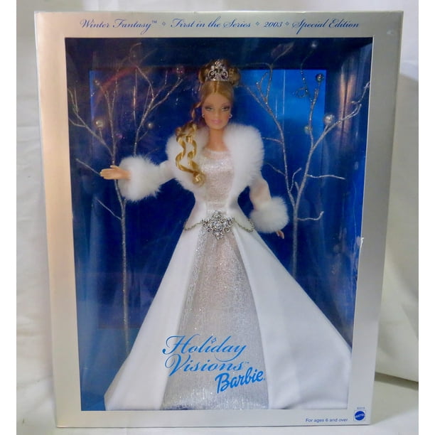 Muñeca Barbie Mattel Holiday Visions Winter Fantasy Series
