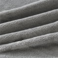 thumbnail image 7 of Mainstays Super Soft Plush Blanket, Light Grey, Twin 66"X90", 7 of 7