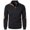 Black, variant on ZHOGXU Mock Neck Sweatshirts For Men Autumn And Winter Stylish Velvet Warm Long Sleeved Work Casual Sport