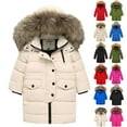 thumbnail image 5 of PINQI Kids Winter Waterproof Parka Coats Kids Padded Quilted Puffer Jackets Boys Girls Insulated Snow Ski down Outwear, 5 of 5
