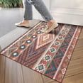 thumbnail image 4 of Boho Red Southwestern Ethnic Pattern Door Rugs,Washable Non Slip Door Mats Indoor,Decorative Door Mats,Entry Mat Indoor for Entrance,Bedroom,Kitchen,Bathroom,17"x30", 4 of 6