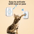 thumbnail image 5 of Fakrich Wireless Pet Doorbell,Wireless Home Doorbell,Pet Wireless Touch Doorbell, Waterproof Induction Smart Pet Doorbell One Drag One Training Dog,60 Melodies，White, 5 of 8