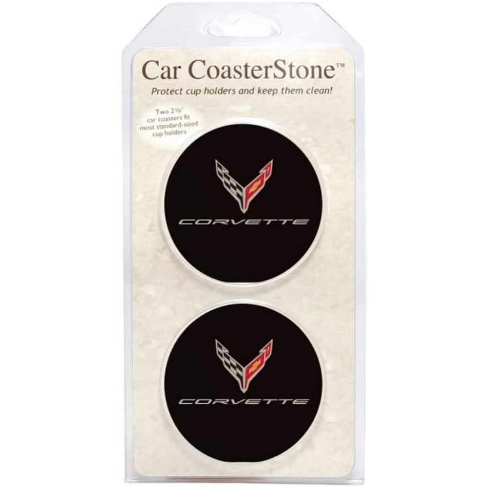 C8 Corvette Cup Holder Coaster Inserts Set of 2