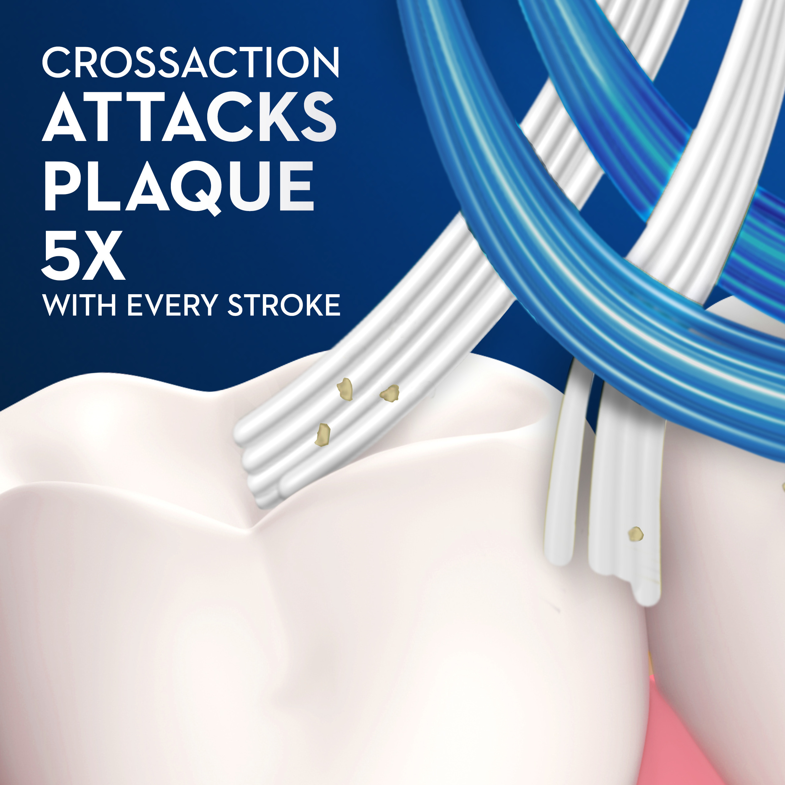 Oral-B CrossAction All in One Toothbrush, Deep Plaque Removal, Soft, 4 Ct - image 5 of 11
